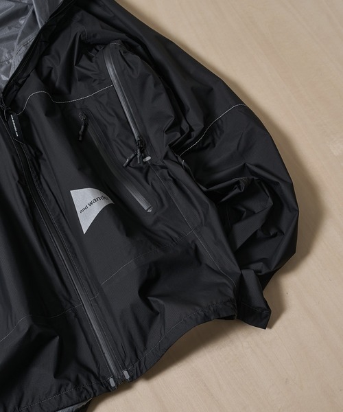 ナイロンジャケット 「and wander/アンドワンダー」3L UL rain jacket メンズの画像