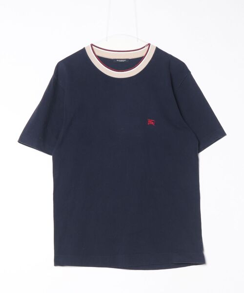 BURBERRY（バーバリー） 半袖Tシャツ M ネイビー メンズ : ZOZOTOWN 