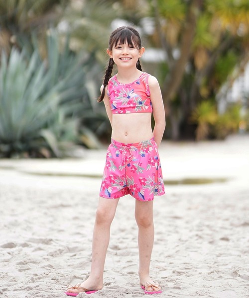 ROXY（ロキシー） 水着 水着 3点セット キッズ ジュニア 子供 水陸両用
