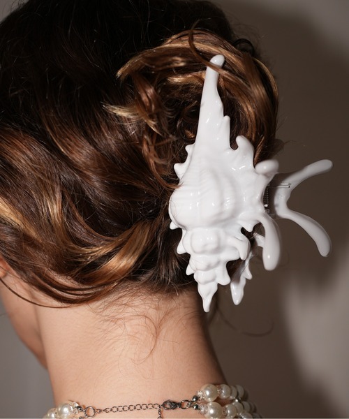 Port（ポート） ヘアクリップ 「 」 オーロラ シェル ヘアクリップ
