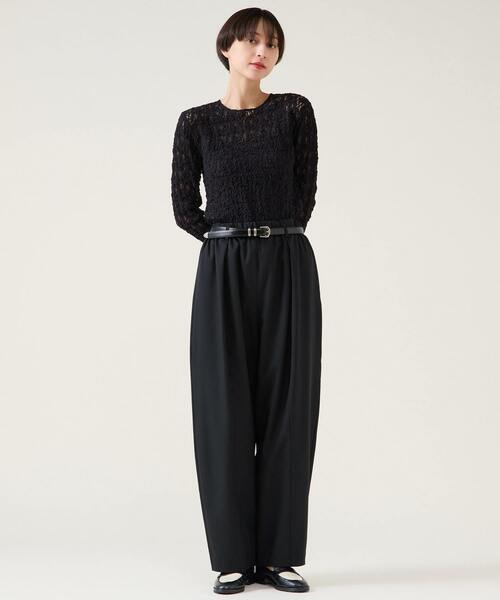 「martinique」 長袖カットソー FREE ホワイト レディース_画像4