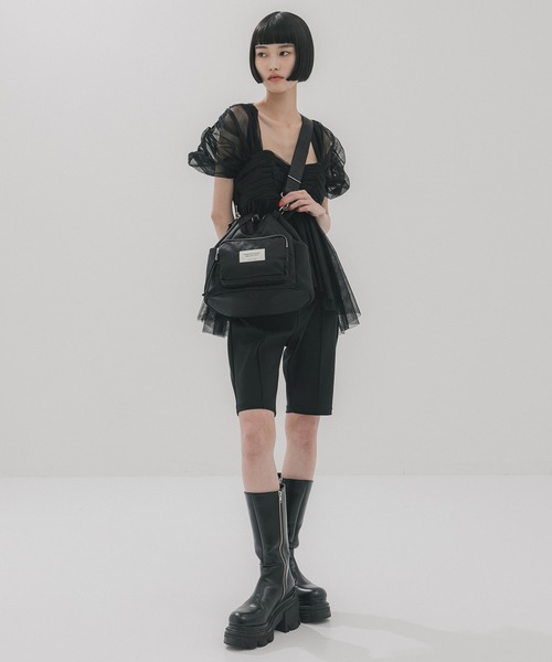 「beautiful people」 ショルダーバッグ FREE 黒いこと レディース