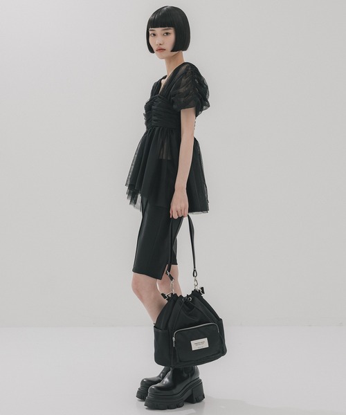 「beautiful people」 ショルダーバッグ FREE 黒いこと レディース