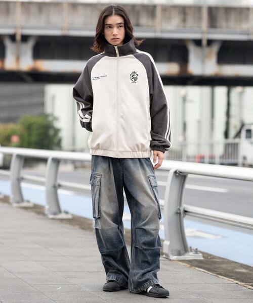 「WEGO」 ブルゾン MEDIUM グレー メンズ_画像3