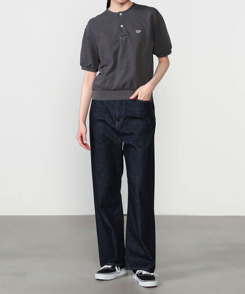 tシャツ SCYE BASICS | 「別注」コットンピケ ヘンリーネックTシャツ WOMEN レディースの画像