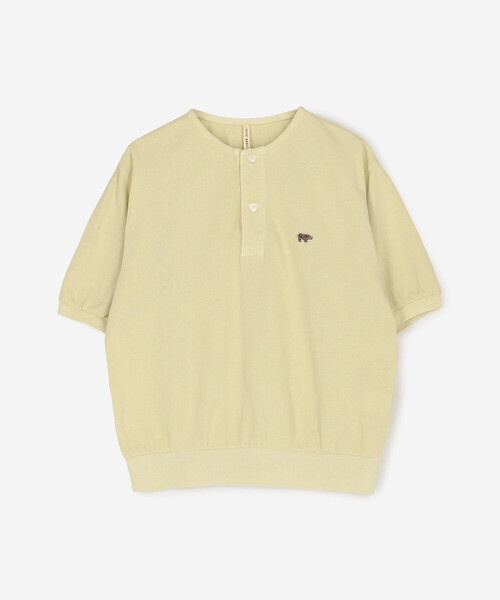 tシャツ SCYE BASICS | 「別注」コットンピケ ヘンリーネックTシャツ WOMEN レディースの画像