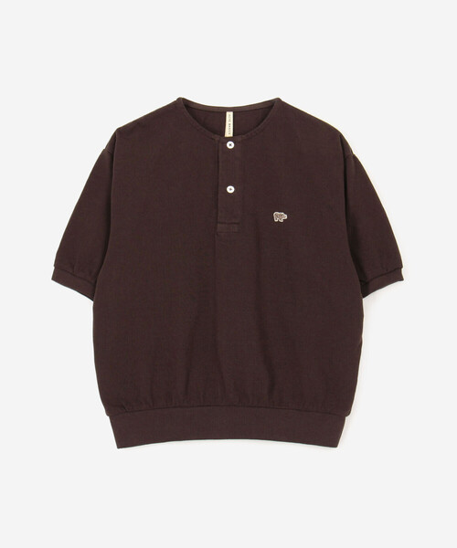 tシャツ SCYE BASICS | 「別注」コットンピケ ヘンリーネックTシャツ WOMEN レディースの画像