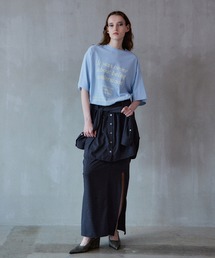 メゾンスペシャル　Shirt-Style Multi-Skirt ブラック　36 MAISON SPECIAL（メゾンスペシャル） ロング スカート Shirt-Style