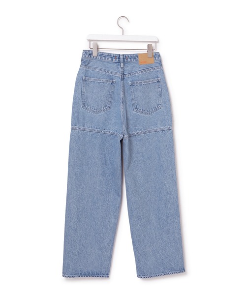 「ADAM ET ROPE'」 デニムパンツ 24 ブルー レディース_画像3