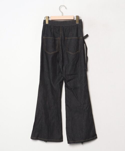 「lilLilly」 デニムパンツ MEDIUM ブラック レディース_画像2