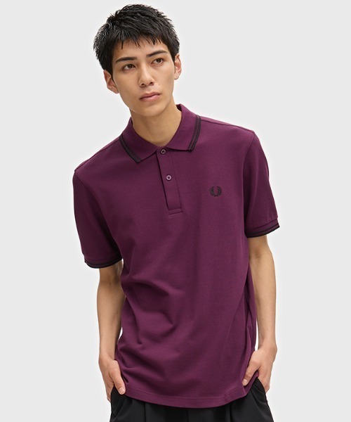 FRED PERRY M3600 ポロシャツ バーガンディ XL FRED PERRY（フレッドペリー） ポロシャツ 半袖 The Fred Perry Shirt