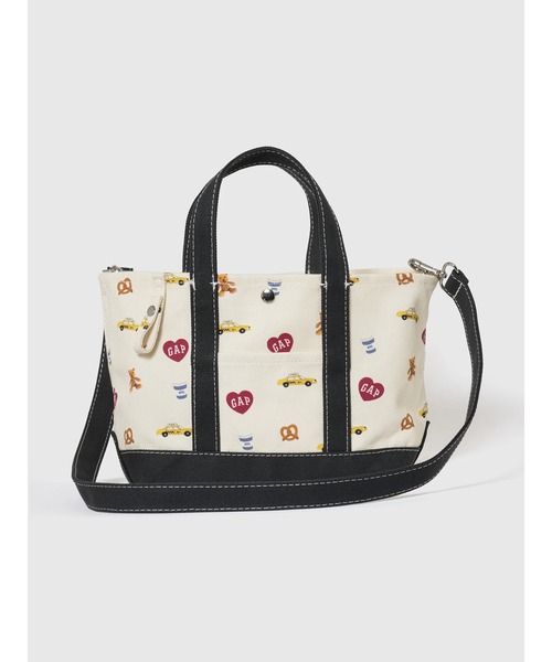GAP（ギャップ） レッスンバッグ ミニ キャンバス GAPロゴ ミニトート
