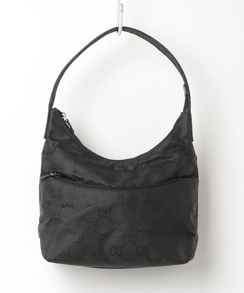 GUCCI GGキャンバス トートバッグ　黒 GUCCI（グッチ） GGキャンバス トートバッグ - ブラック レディース