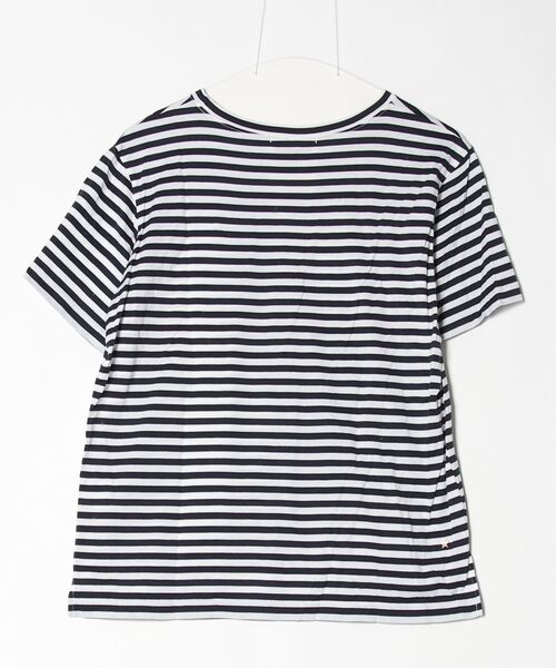 「MUVEIL」 半袖Tシャツ「CONVERSE TOKYOコラボ」 - ネイビー レディース_画像2