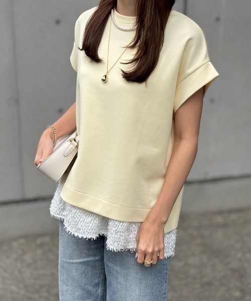 「Emma Taylor」 半袖カットソー - ベージュ レディース_画像7