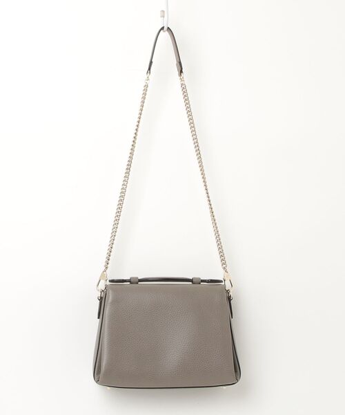 GUCCI レザー 2way ハンドバッグ ショルダーバッグ メタリックグレー GUCCI（グッチ） 2WAYバッグ - グレー レディース : ZOZOTOWN Yahoo!店