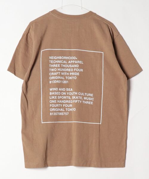 NEIGHBORHOOD × WIND AND SEA Tシャツ NEIGHBORHOOD（ネイバーフッド） 半袖Tシャツ「WIND AND SEAコラボ」 S