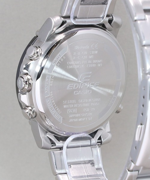 EDIFICE（SEIKO） 腕時計 スマートフォンリンク / メタルクロノ