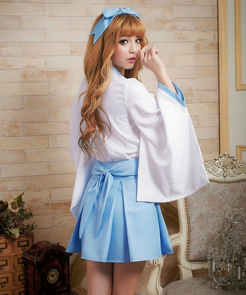 OSYAREVO（オシャレボ） コスプレ コスプレ 和装 巫女 レディース