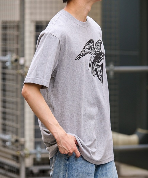 PRICHOGUE グレー Tシャツ WEB・一部店舗限定】ブリティッシュスクーターTシャツ（WEB限定