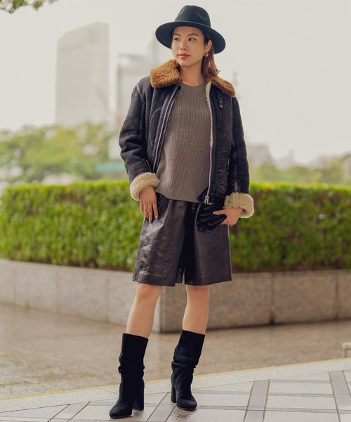 ニット カシミヤ リブ セーター レディース : ZOZOTOWN Yahoo!店