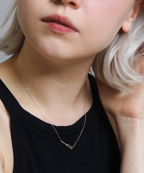 ネックレス ダイヤモンド オペラ ネックレス | K10YG 「世界最小」 レディース メンズの画像
