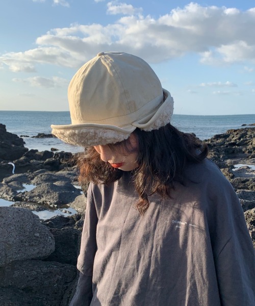 Mangrove キャップ 帽子 裏ボアフライトキャップ レディース