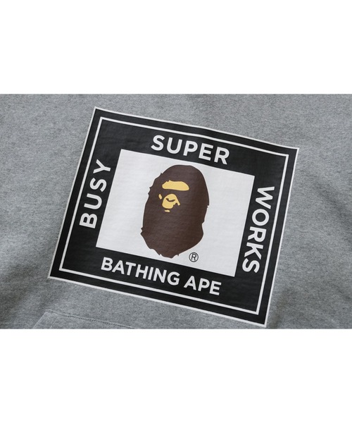 A BATHING APE（アベイシングエイプ） パーカー SUPER BUSY WORKS