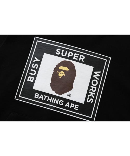 A BATHING APE（アベイシングエイプ） パーカー SUPER BUSY WORKS