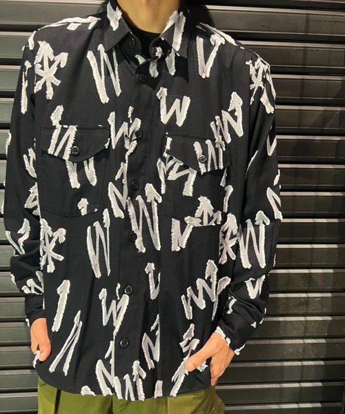 シャツ ARROW CUT JACQUARD SHIRT メンズの画像