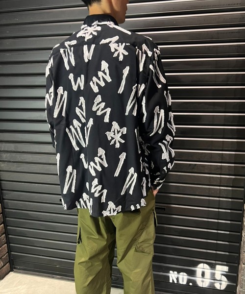 roar guns（ロアーガンズ） シャツ ARROW CUT JACQUARD SHIRT メンズ