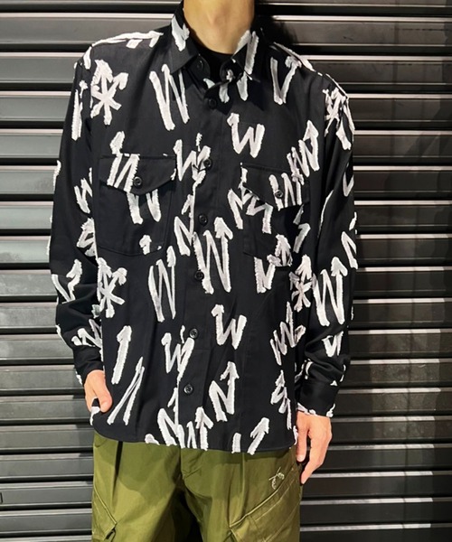シャツ ARROW CUT JACQUARD SHIRT メンズの画像