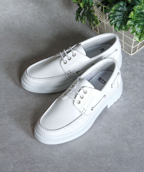 【美品】ストーム STORM デッキシューズ 26.5 STORM デッキシューズ STORM（ストーム） / レザー 150E ROD