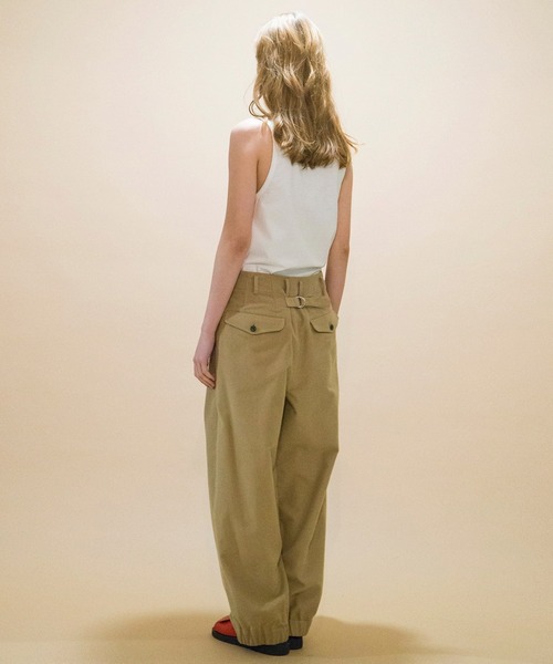 my beautiful landlet パンツ my beautiful landlet パンツ 「my landlet」 TUCK WIDE PANTS