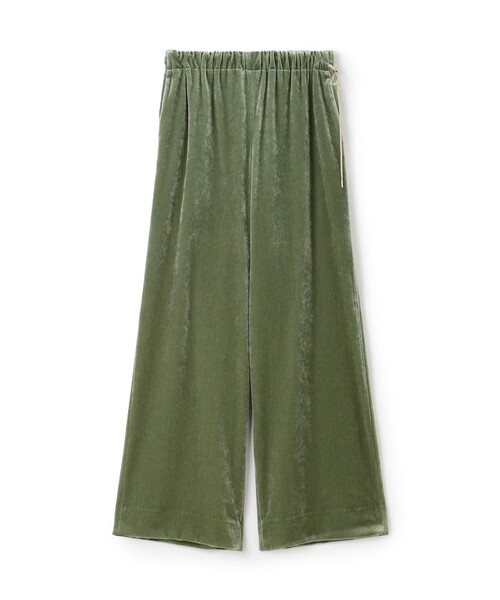ballseyマットベロア Ballsey パンツ マットベロア イージーストレートパンツ