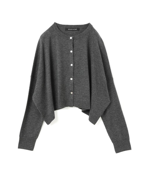 mizuiroind（ミズイロインド） カーディガン クルーネックショート