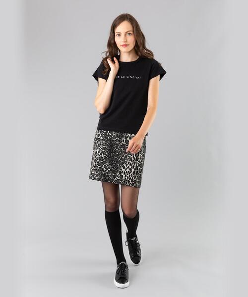 agnes b. tシャツ S345 TS メッセージTシャツ レディース