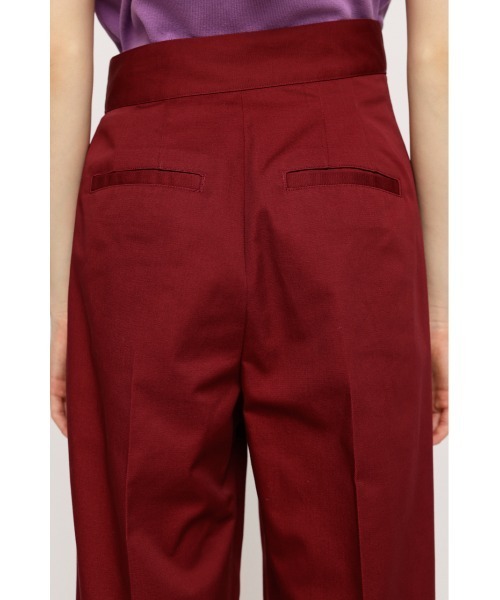 ＢＥＬＴ　ＷＩＤＥ　ＡＳＹＭＭＥＴＲＹ－ＴＲＯＵＳＥＲＳ 新品未使用 SLY スラックス パンツ ASYMMETRY BELT SLACKS アシンメトリー