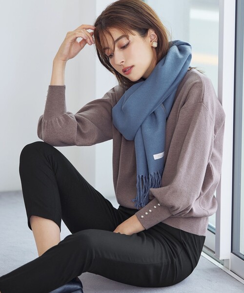 Tiaclasse ストール マフラー 「洗える」リバーシブルデザイン大判