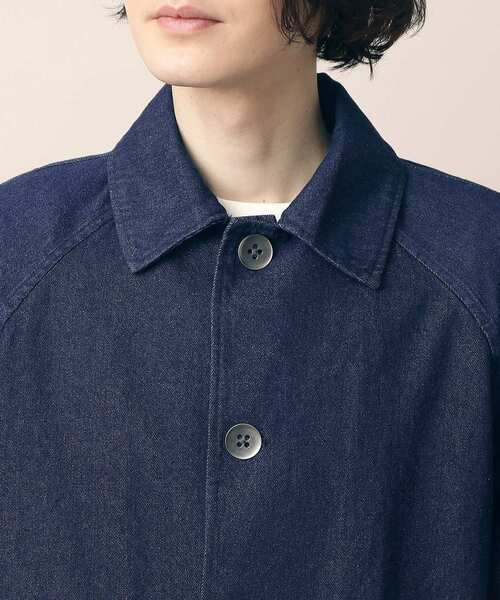 KAIKO ステンカラーコート KAIKO ブラック ステンカラーコート