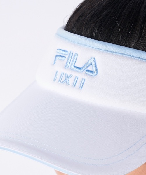 FILA GOLF フィラゴルフ キャップ サンバイザー 帽子セット 匿名送料込 FILA フィラ ゴルフ サンバイザー ライオンの刺繍がクールなサン