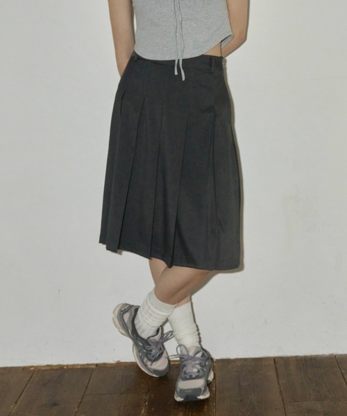 スカート midi pleated skirt / ミディプリーツスカート  