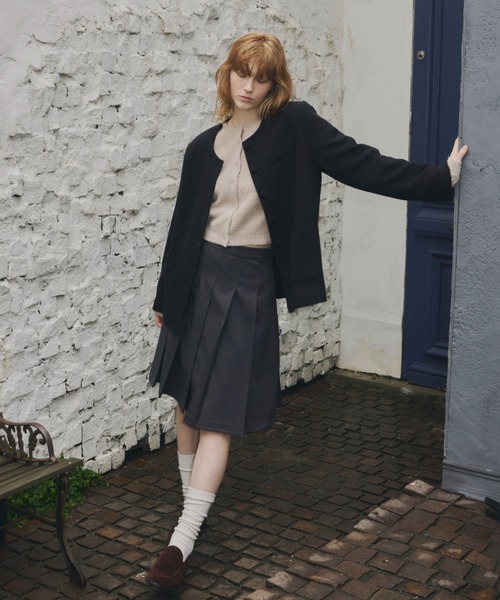 GIUNON スカート midi pleated skirt / ミディプリーツスカート