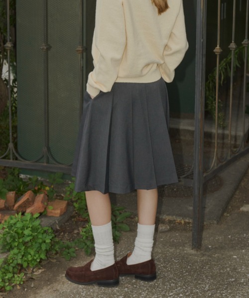 GIUNON スカート midi pleated skirt / ミディプリーツスカート