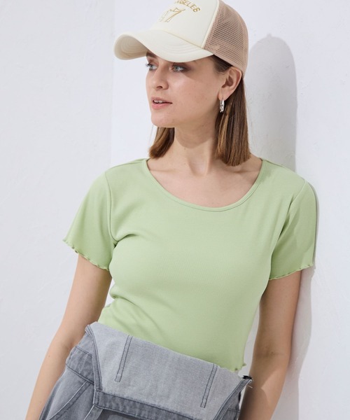FOREVER21 tシャツ 「2024SS」カラーメロウチビTシャツ