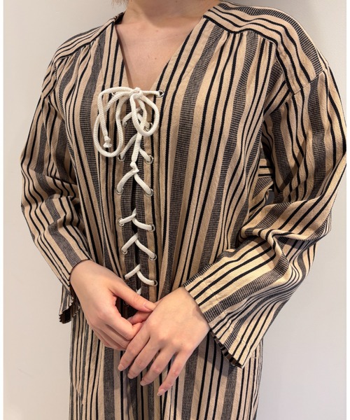 sara mallika サラマリカ　2024SS ワンピース　シャツ sara mallika サラマリカ 2024SS ワンピース シャツ - メルカリ
