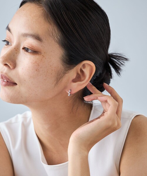 ピアス ピアス ジルコニア レディースの画像