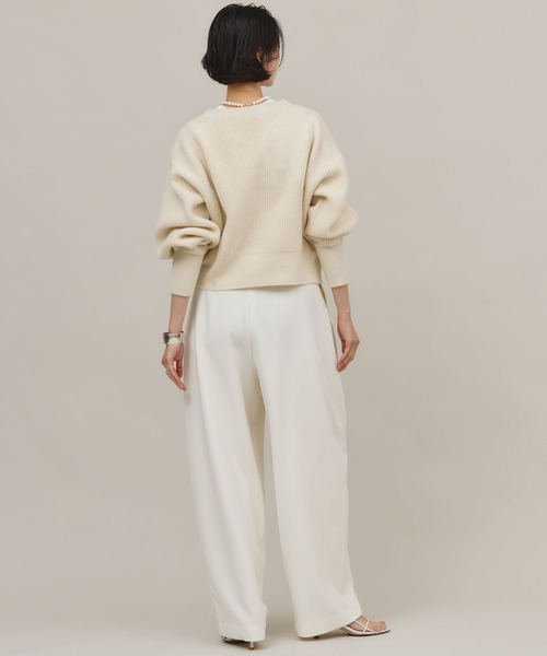 Curensology｜ダブルクロスツータックパンツ | Rakuten Fashion