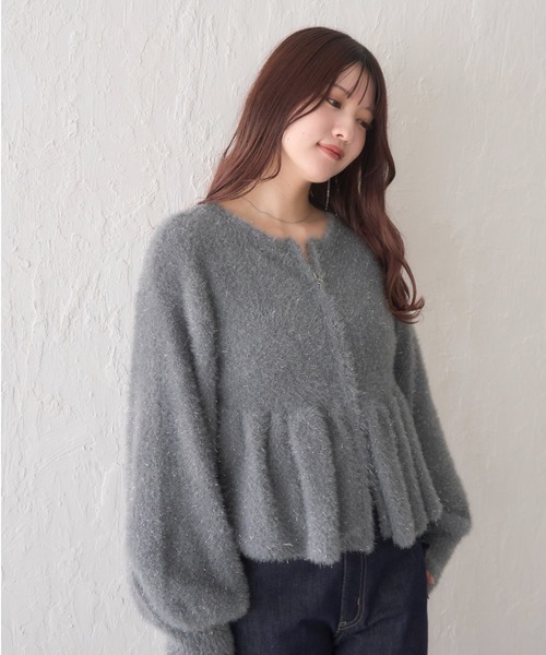 Rene ルネ　ペプラムニット リブ切替ペプラムニット - ベルーナ【公式】