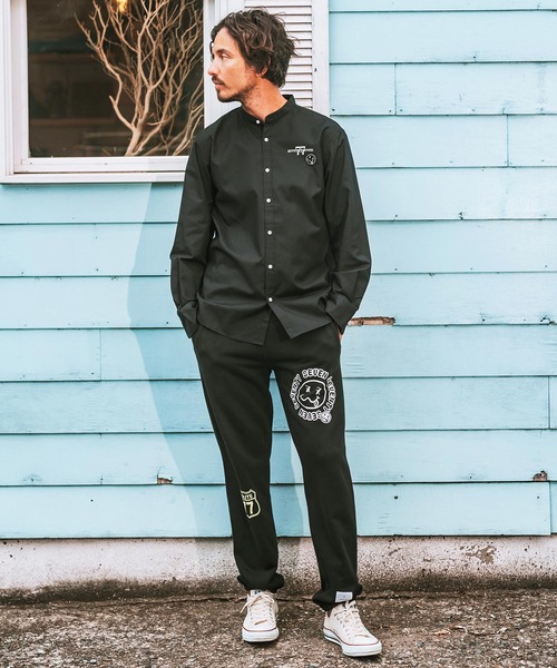 seventy seven シャツ ms5769- ox band collar L-S shirts 24W バンド